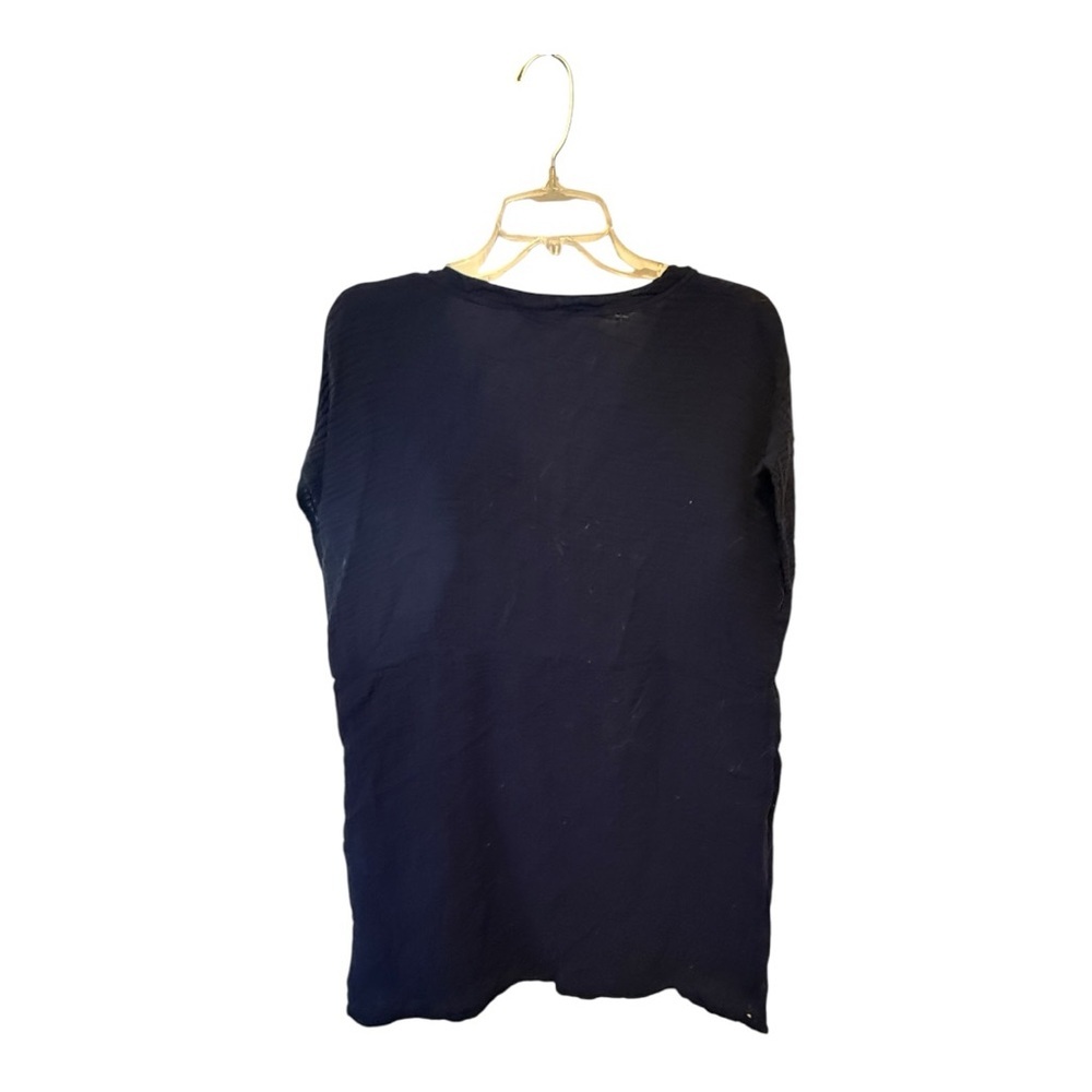 Michael Stars Navy Gauze Dress - Picture 3 of 5